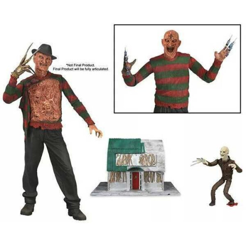 (Freddy Krueger-Dream Warriors) NECA Freddy Krueger Action Figure Nightmare On Elm Street Toys Display