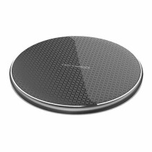 (Black ) Luxury Qi Fast Wireless Charging Pad For iPhone