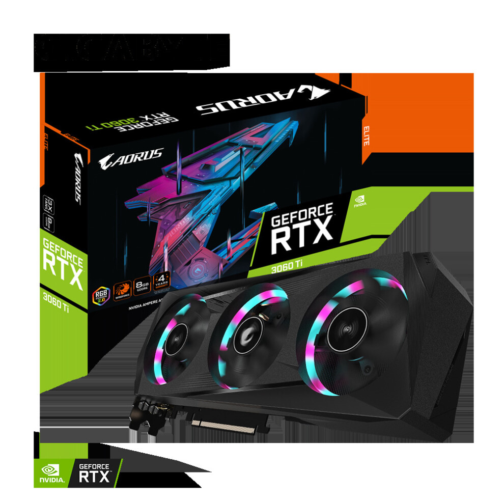 Gigabyte GeForce RTX 3060 Ti GV-N306TAORUS E-8GD 2.0 GDDR6