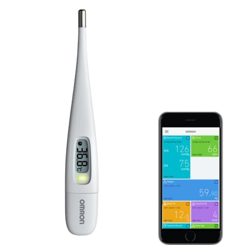 Omron Omron LCD Smart Digital Thermometer Eco Temp IntelliIT Oral Underarm 2