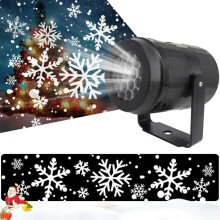 Christmas LED Laser Snowflake Snow Projector Light Garden Outdoor Lamp Props