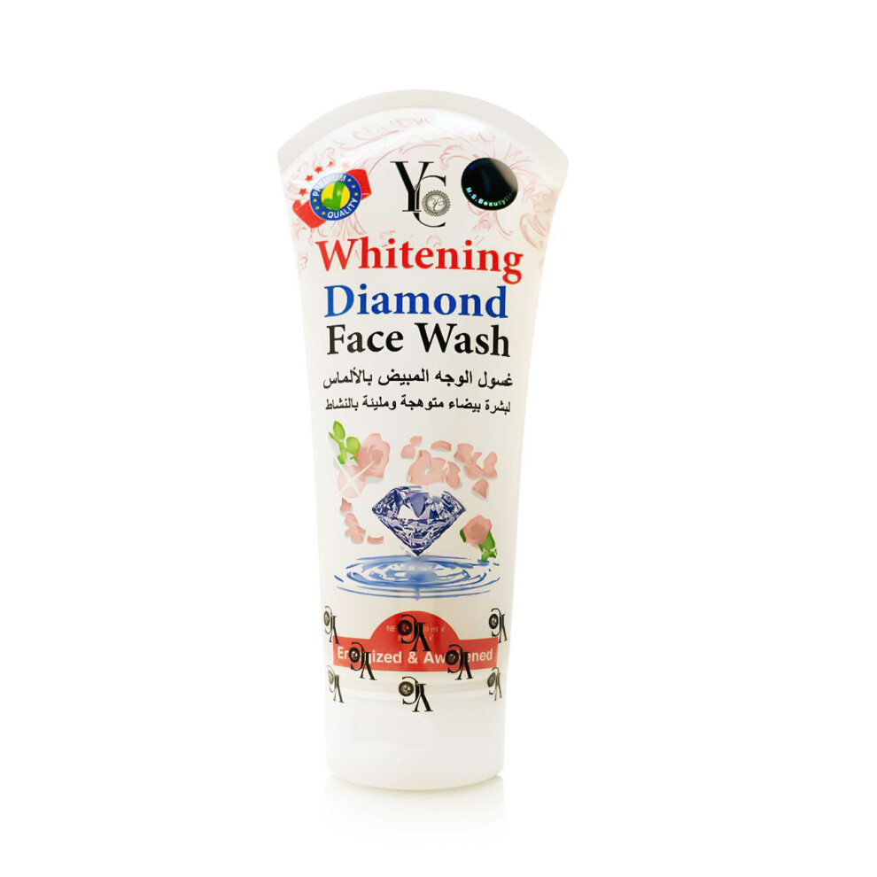 Yong Chin Diamond Whitening Face Wash 150ml - Reveal Radiant Skin with Diamond-infused Cleansing