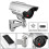Solar Powered Dummy Camera CCTV Security Surveillance Cam Fake IR LED 3