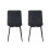 MCC (Black, 4) MCC Faux Matte Suede Leather Dining Chairs 4