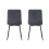 MCC (Grey, 4) MCC Faux Matte Suede Leather Dining Chairs 4