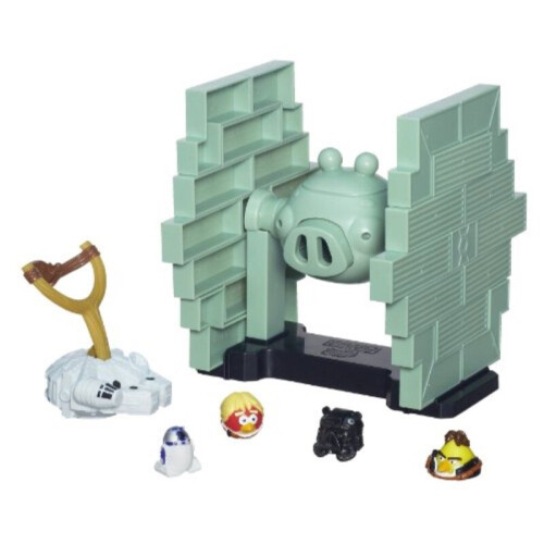 Hasbro Star Wars Angry Birds Jenga Tie Fighter Stacking Game