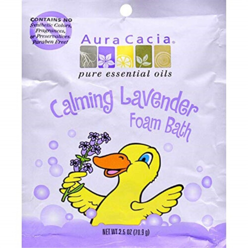 Aura Cacia, Schaumbad, Beruhigender Lavendel, 2,5 oz (70,9 g)