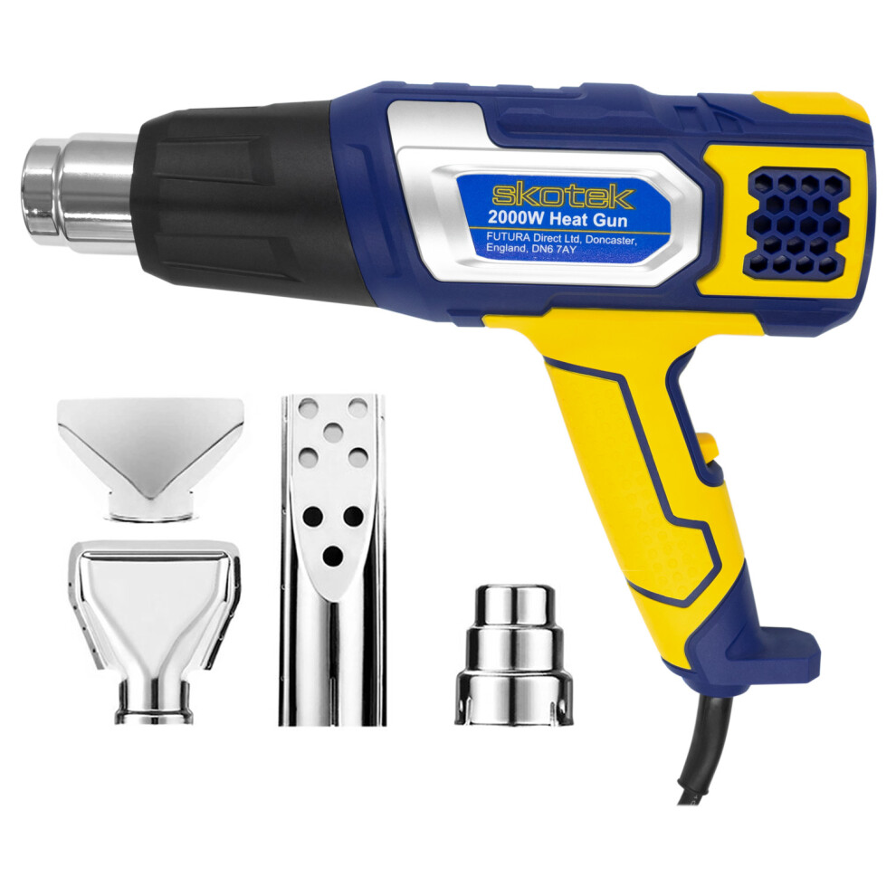 Heat Gun 2000W Variable Temperature Control 80°C - 600°C Skotek