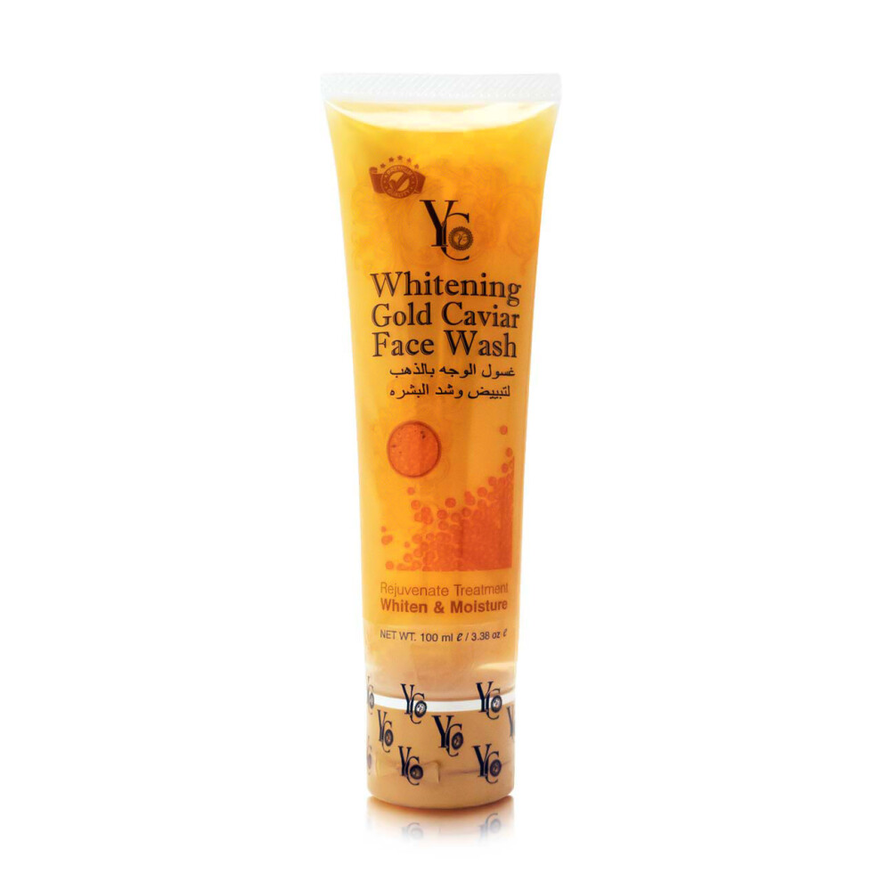 Yong Chin Gold Caviar Whitening Face Wash 100ml - Reveal Radiant Skin with Luxurious Gold Caviar Cleansing