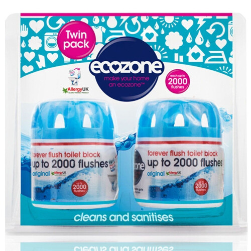 Ecozone | Forever Flush 2000 - Purple Twin Pack | 1 x 2caps