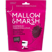 Mallow & Marsh | Mallow & Marsh Raspberry & Dark Chocolate Marshmallow Pouch | 1 x 100g