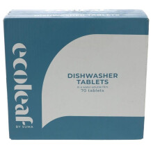 Ecoleaf Dishwasher Tablets - 70-Tab Pack (1 x 70 Tablets)