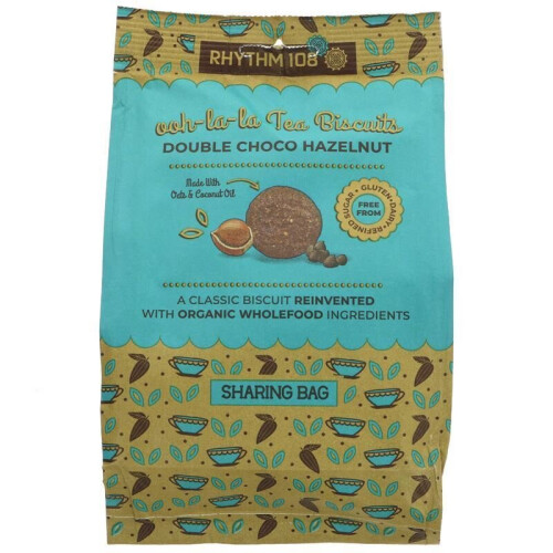 Rhythm 108 | Double Choco Hazelnut Biscuits | 1 x 135g