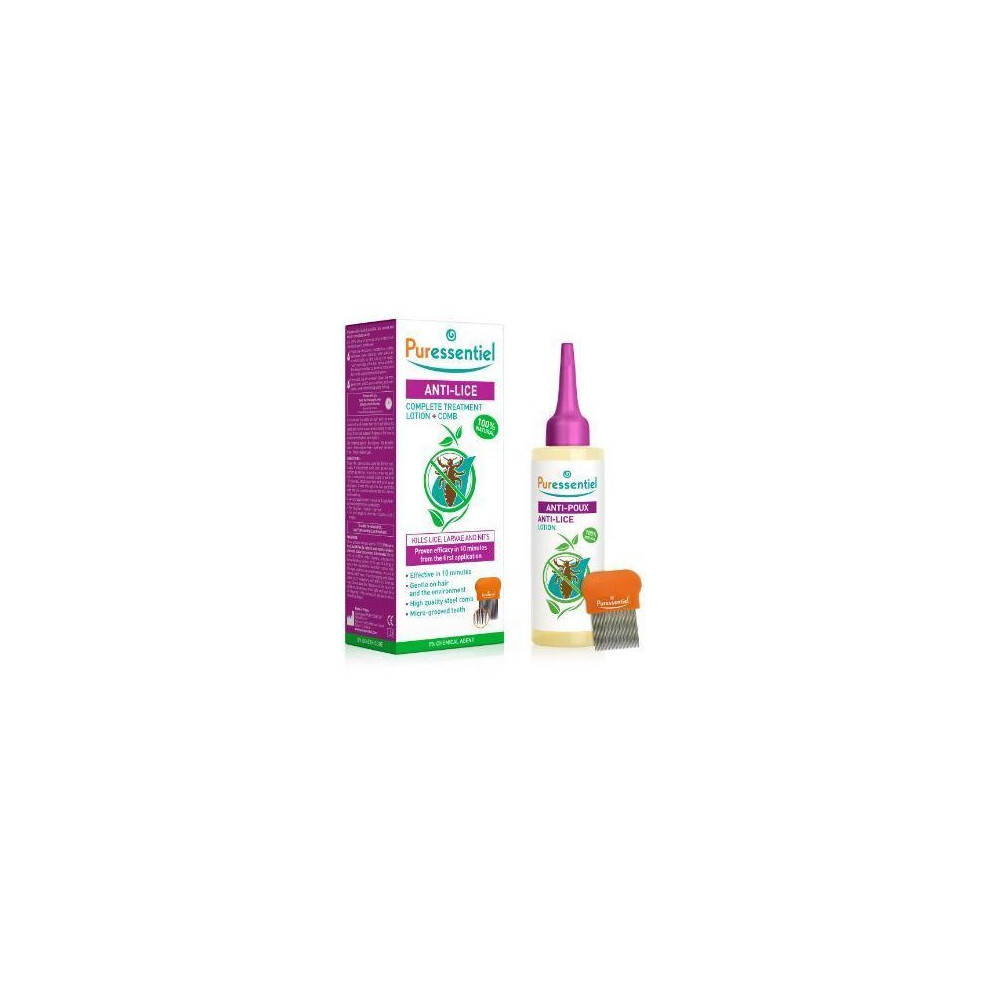 Alloga Uk A Alloga | Puressentiel Anti-Lice Treatment Lotion And Comb | 1 X 100Ml