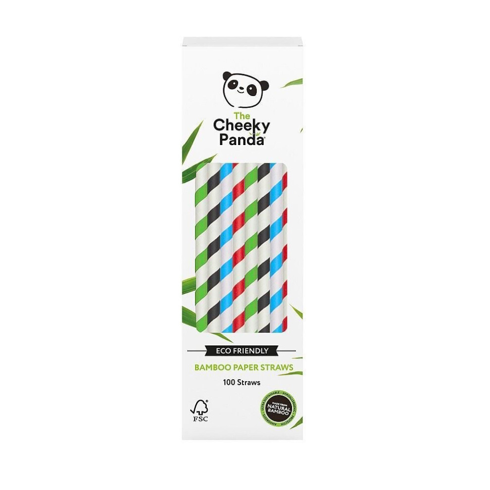 The Cheeky Panda | Straws Multi Coloured - Bamboo | 1 x 1