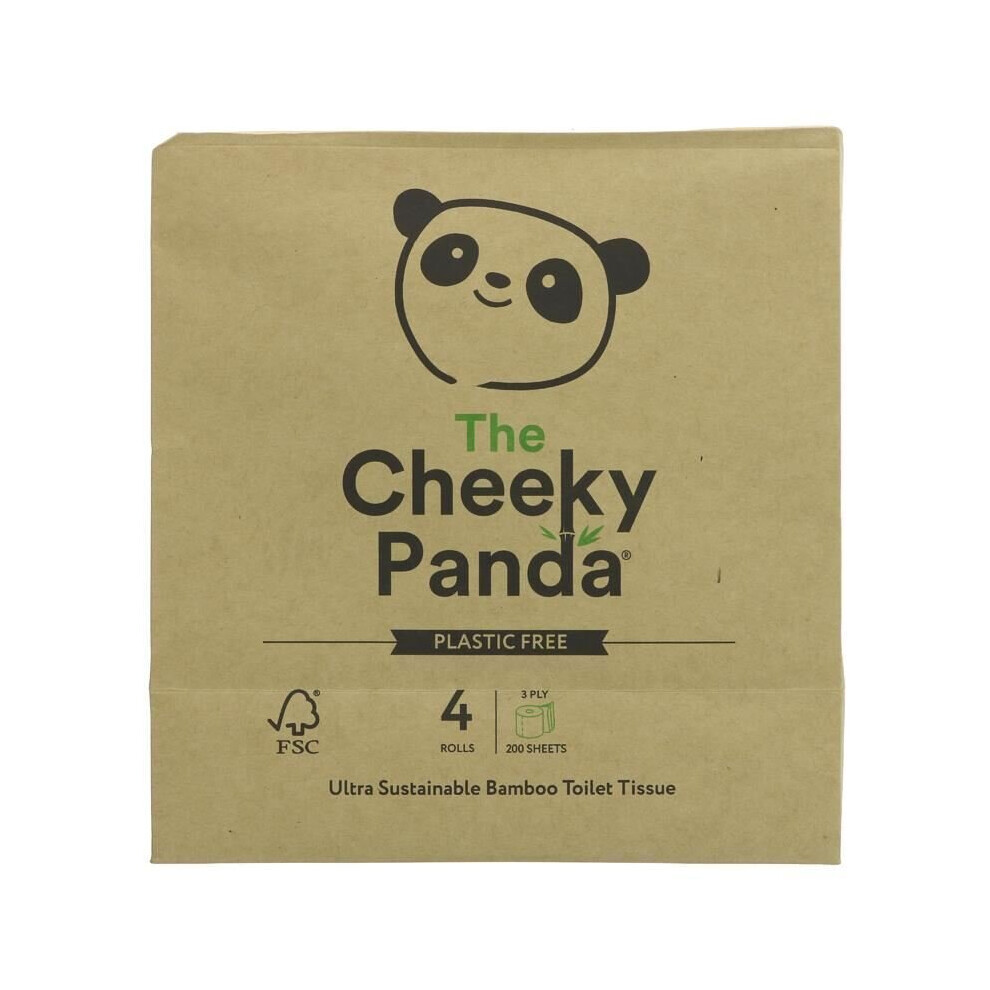 The Cheeky Panda | Toilet Tissue 4 Pack | 1 X 4 Rolls