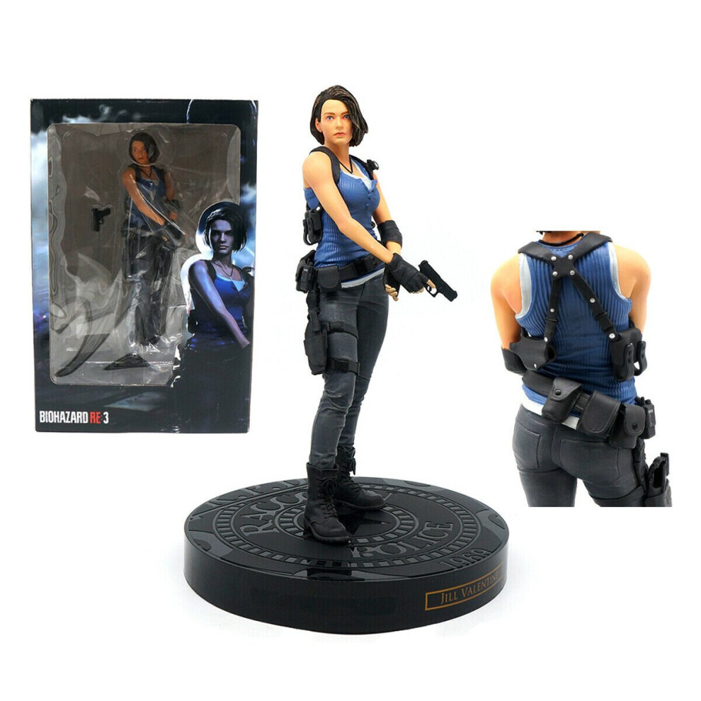 Resident Evil Biohazard Jill Valentine 11'' Action Figure Model Statue Toy Gift