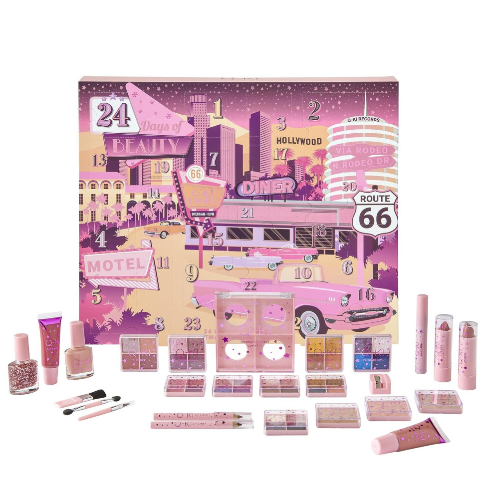 Q-KI 24 Days of Beauty Makeup Advent Calendar 2021 - Eyeshadow, Blush