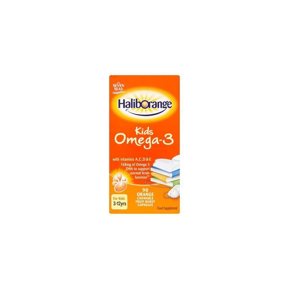 Haliborange | Omega 3 Chewy Orange Capsules | 1 X 90S