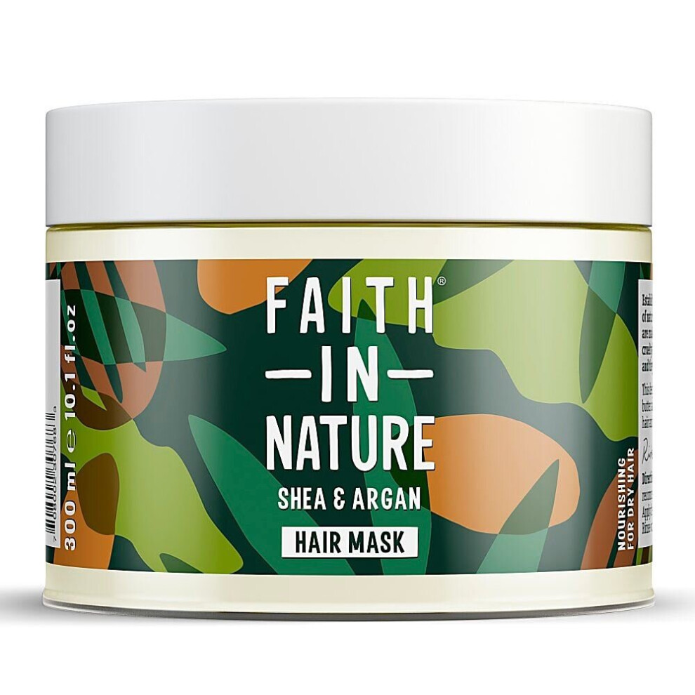Faith In Nature | Shea & Argan Nourishing Hair Mask | 1 x 300ml