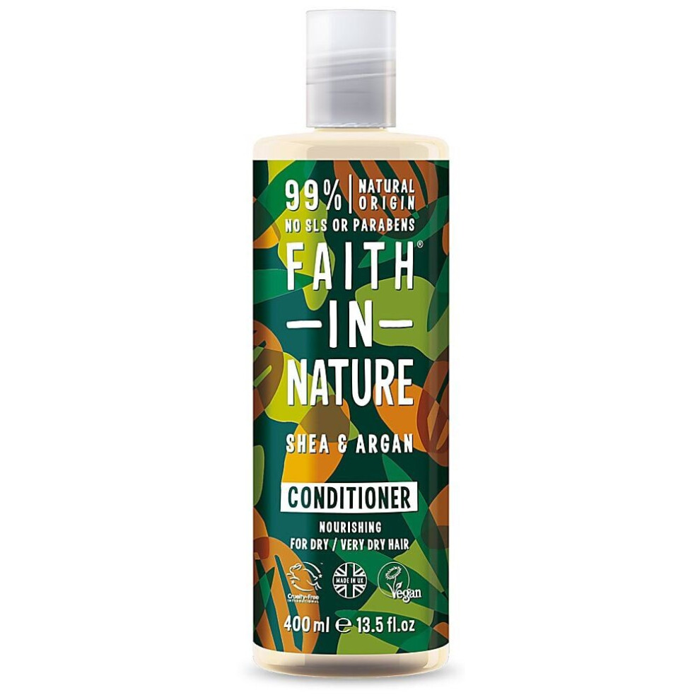 Faith In Nature | Shea & Argan Conditioner | 6 X 400Ml