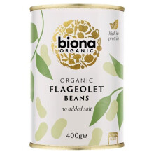 Biona | Organic Flageolet Beans - No Bpa | 1 x 400g