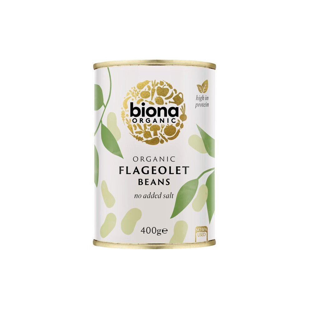 Biona | Organic Flageolet Beans - No Bpa | 1 X 400G