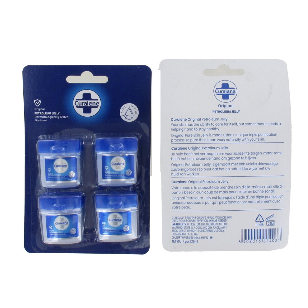 Curalene Petroleum Jelly Original 10ml (Pack of 4) - Image 3