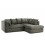 Furniture 786 (Grey, Right Hand) Porto Jumbo Cord Corner Sofa 1