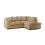 Furniture 786 (coffee, Right Hand) Porto Jumbo Cord Corner Sofa 1