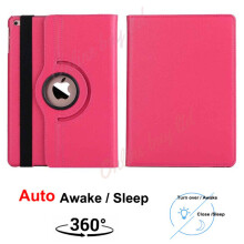 (iPad 10.2 (2019) 7th Gen, Pink) For Apple iPad 10.2 inch 9th, 8th, 7th Generation 2020, 2019 Leather 360 Rotating Smart Stand Case Cover For New iPad 2021