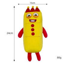 (THREE) Numberblocks Plush Doll Educational Stuffed Toys