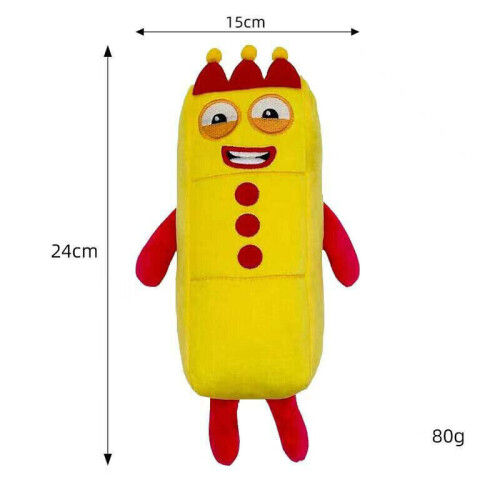 (THREE) Numberblocks Plush Doll Educational Stuffed Toys