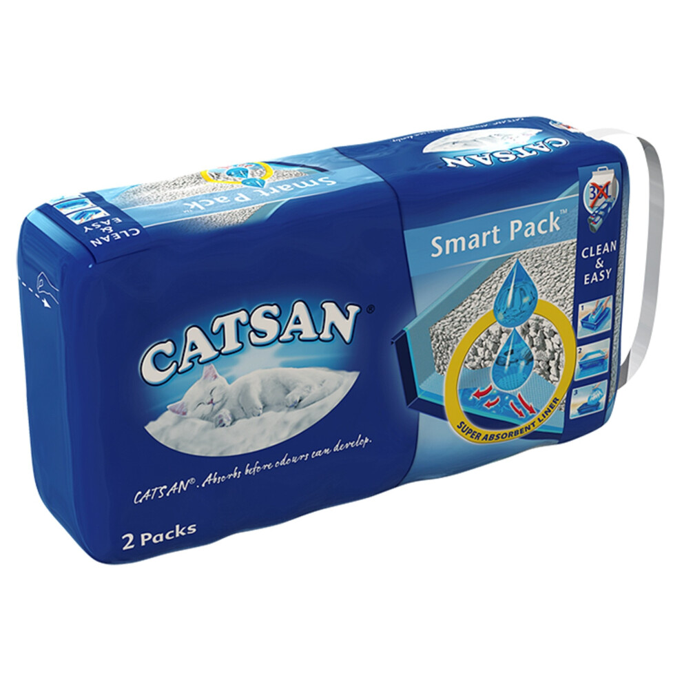 Catsan Smart Pack Cat Litter 2 Pack