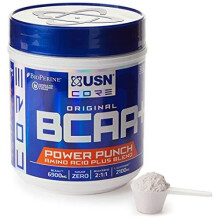 USN BCAA Power Punch Performance Supplement and Muscle Recovery Powder - 400g