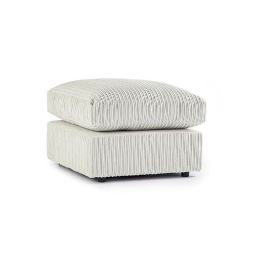 Furniture 786 (Mink) Large Jumbo Cord Fabric Footstool
