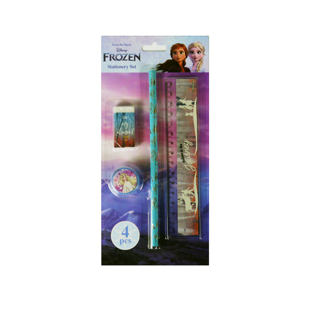 Frozen 4 Piece Pencil Stationery Gift Set