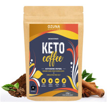 Keto Diet Drink | Bulletproof Coffee with Premium Coconut MCT Oil | Zero Carb, Sugar Free, Low Calorie Ketones Diet Drink | Cinnamon Flavour