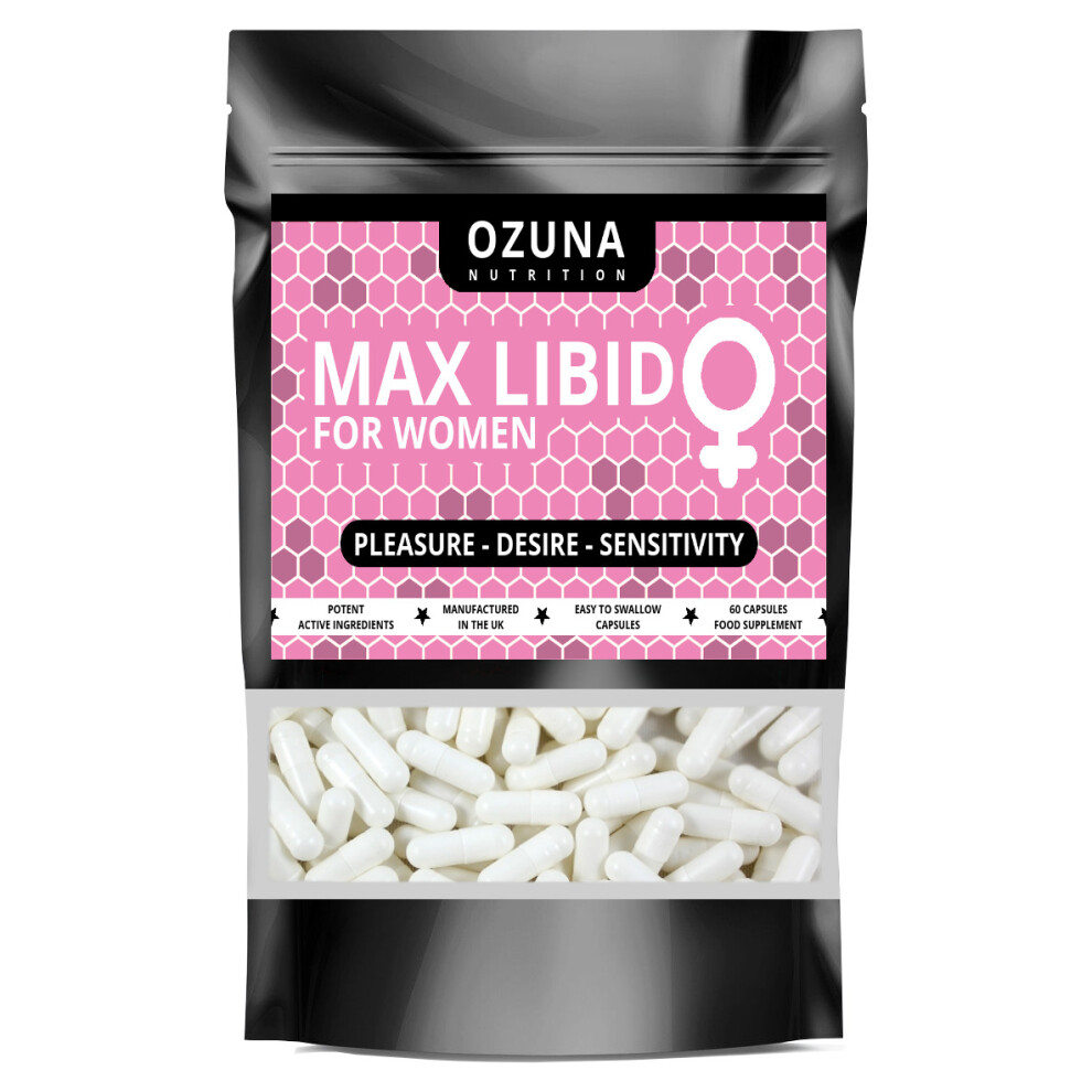 Ozuna Nutrition Sex Pills For Women Max Libido (Strongest) Pleasure Desire Sensitivity Female
