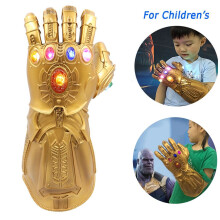 (For Children With LED) Avengers Infinity War Infinity Gauntlet Kids LED Light Thanos Glove Cosplay Prop
