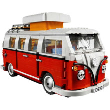 Volkswagen T1 Camper Van 1334-Piece Building Blocks Model Kit - ABS, DIY