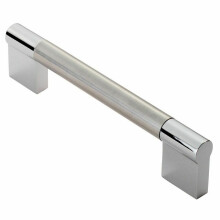 Fingertip Cabinet Door Cupboard Handle Nickel Polished Chrome (160mm)