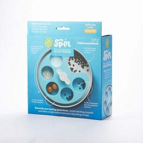 PetSafe SPIN INTERACTIVE FEEDER PALETTE WHITE 1