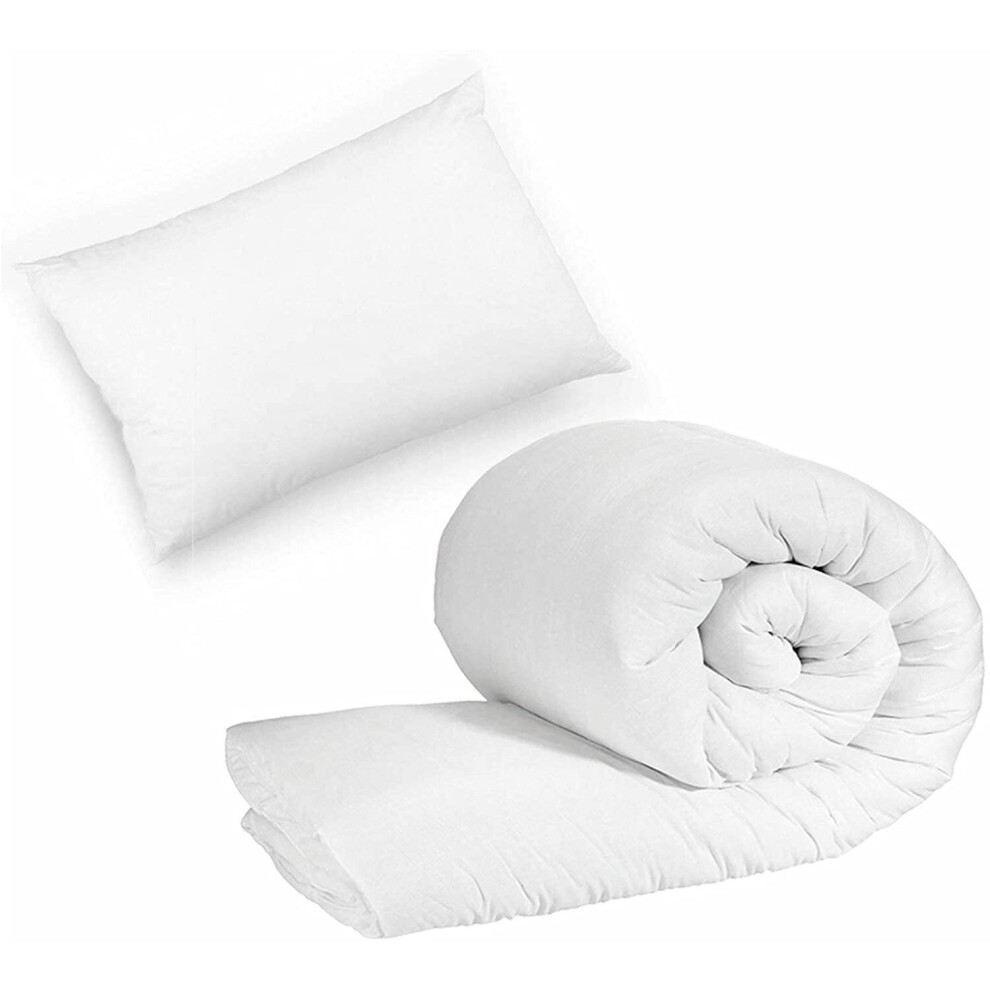 (4.5 Tog) Hypoallergenic Baby Cot Bed Duvet with Pillow