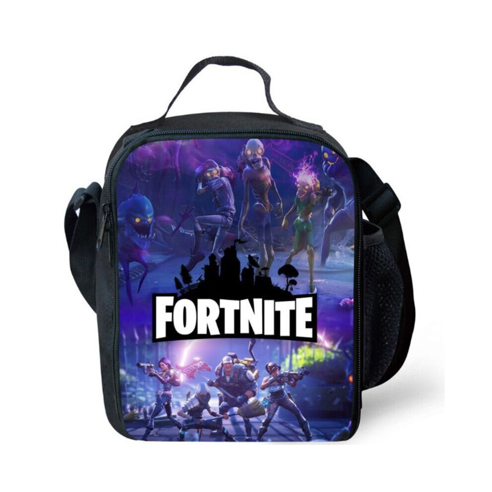(16) Fortnite Battle Royale School Student Bag Girls Boys Snack Bags Lunch Box Kids