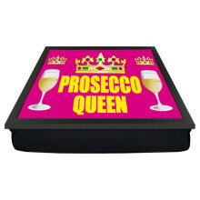 Prosecco Queen Cushion Lap Tray Gift