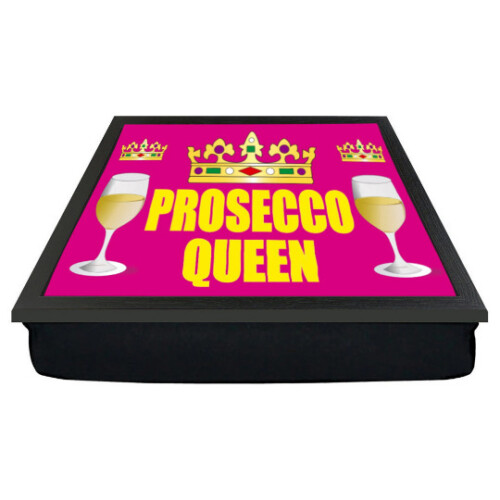 Prosecco Queen Cushion Lap Tray Gift