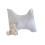 (Pillowcases, White) Butterfly Back and Neck Support Pillow & Pillowcases 2