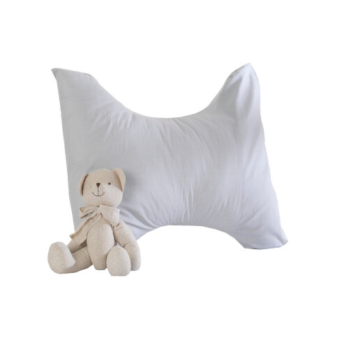 (Pillowcases, White) Butterfly Back and Neck Support Pillow & Pillowcases 1