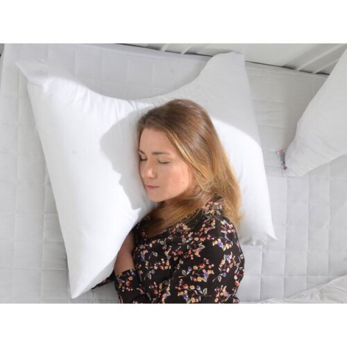 (Pillowcases, White) Butterfly Back and Neck Support Pillow & Pillowcases 2